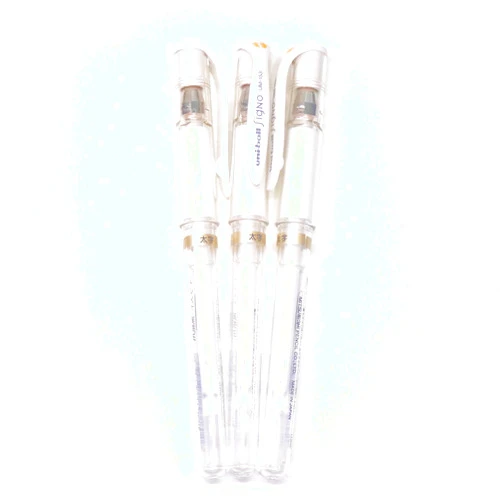 Uni-Ball UM 153 Signo Broad Point Gel Pen - White - Pack of 3, Limited Edition
