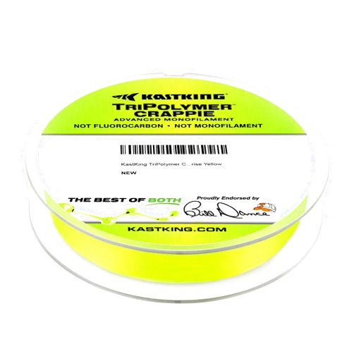 KastKing TriPolymer Crappie Advanced Monofilament Fishing Line, Higher Strength, Super Smooth, Low Light Refraction, Tri-Extrusion Advanced Mono Fishing line, Highly Abrasion Resistant