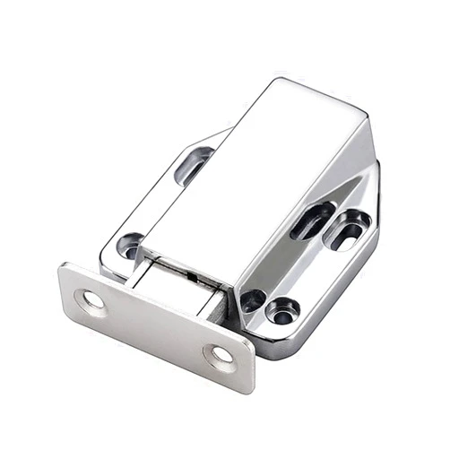 JKGHK Magnetic Push Latch Heavy Duty Pack Push To Open Cabinet Hardware Magnetic Touch Latches for Large Door Push Release Metal Alloy,A