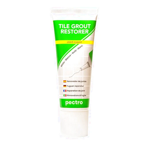 PECTRO XL Grout Repair (14,12oz - 400g) - Grout Crack Filler with Hermetic Seal - Fast Drying Grout Renew Repair for Cracks and Gaps - (Bigger: 14,12oz - 400g)