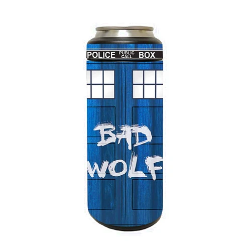 MIGHTY SKINS MightySkins Skin Compatible with YETI Rambler 12 OZ Colster Slim Can - Time Lord Box | Protective, Durable, and Unique Vinyl Decal wrap Cover | Easy to Apply and Change Styles | Made in The USA