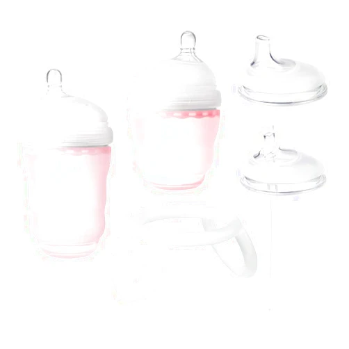 Olababy Bottle Transitional Set (Rose)