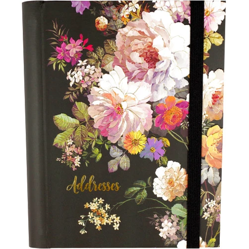 By Peter Pauper Press (Author) Midnight Floral Large Address Book