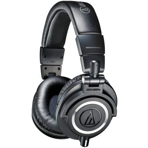 Audio-Technica ATH-M50x Professional Studio Monitor Headphones (Renewed)
