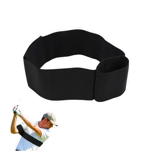 Sinbana Golf Swing Arm Band, Golf Training Assist Flexible Arm Correcting Tool Accessories Improve Posture & Swing Plane Stability for Beginner Trainer Men Women Indoor Outdoor