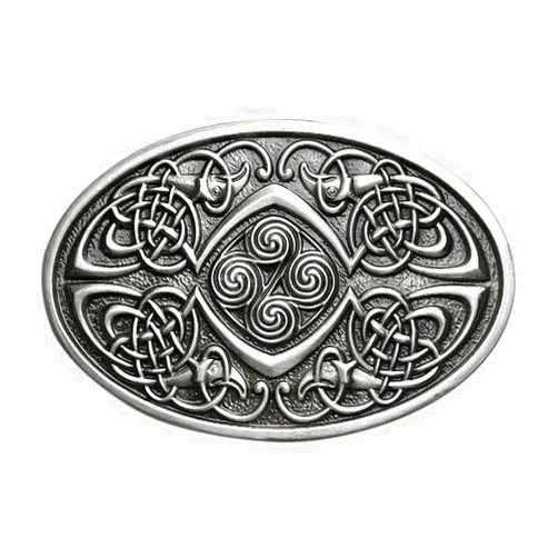 fomissky-sisa Irish Celtic Knot Belt Buckles for Men Women, Keltic Cowgirls Cowboy Belt Buckle Replacement Western