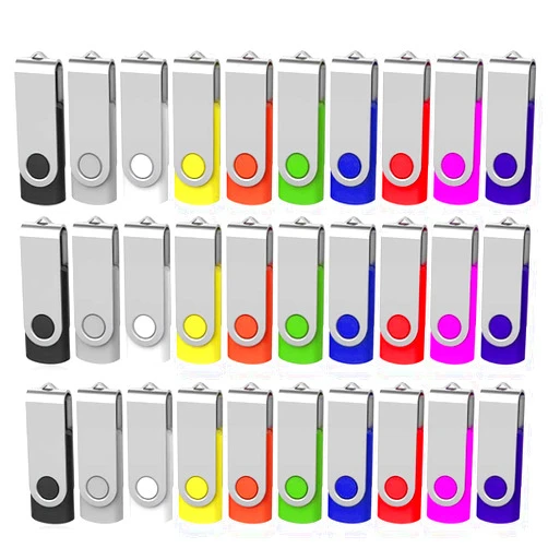 AreTop Bulk USB Flash Drives 4GB 50 Pack, USB 2.0 Pendrive Bulk USB Drive Memory Stick 4GB FlashDrive Pack Thumb Drives (50 PCS 4GB, 10 Mix-Colors)