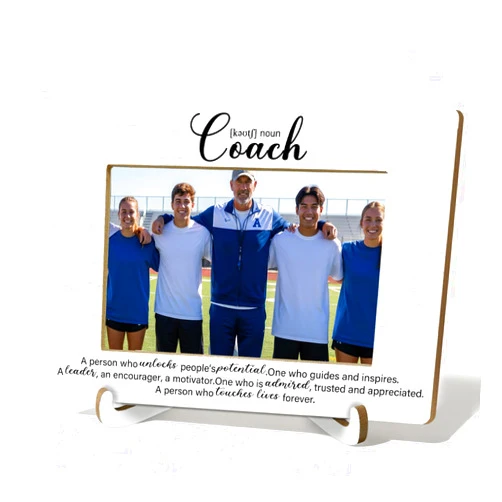 HSIASHENG Coach Gifts 4x6 Picture Frame, Coaches Gifts for Women Men Photo Frame, Coach Definition Picture Photo Frames 4