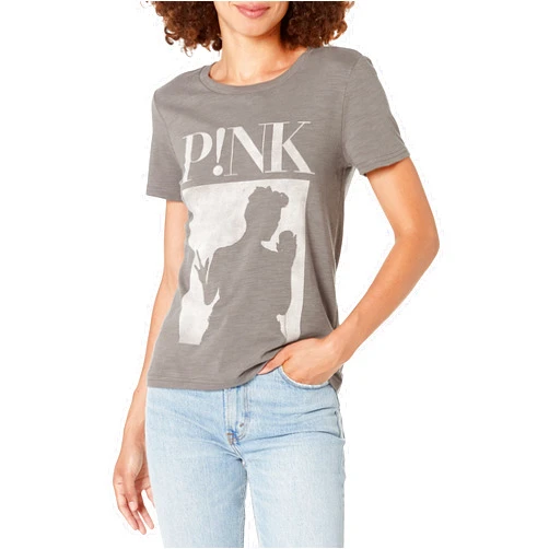 Lucky Brand Women's Pink Classic Crew Tee