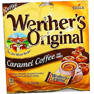Werther's Original Caramel Coffee Hard Candies 70 Calories per Serving (5.5 Ounce, 3-Pack)