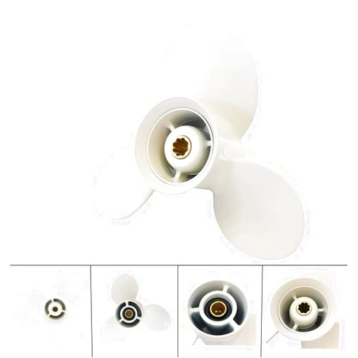 COPKINGO Boat Propeller for Yamaha Outboard Motor 9.9HP 15HP 20HP/ Outboard Propeller for Yamaha Engine 8 Tooth