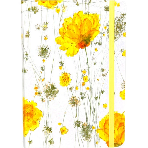By Peter Pauper Press (Author) Yellow Flowers Journal (Diary, Notebook)