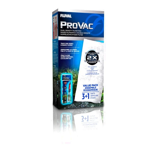 Fluval ProVac Dual Density Filter Pad - 4 pack