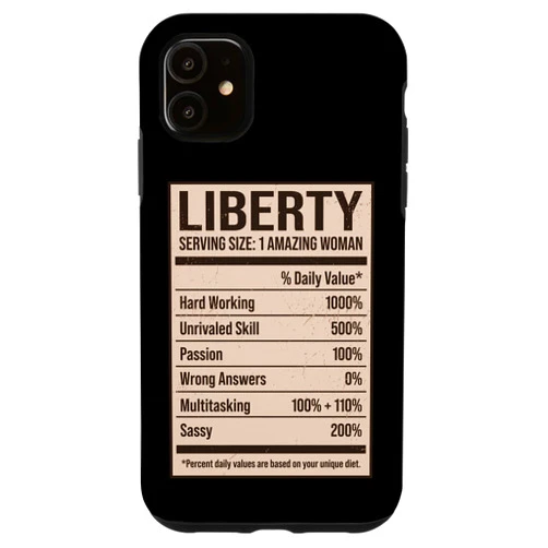 Buddy BFF Companion Funny Mate iPhone 11 Liberty Nutrition Facts Name Nickname Alias Title Friends Case