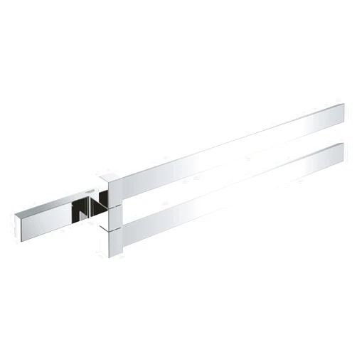 Grohe 40768000 Selection Cube Double Towel-Bar, Polished Chrome
