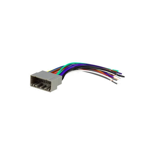 Scosche CR02B Car Radio Wiring Harness Kit Compatible with Select 2002-07 Non-Amplified Chrysler, Dodge and Jeep Vehicles - Aftermarket Stereo Wire Adapter - See Guide in Images to for Vehicle Fitment