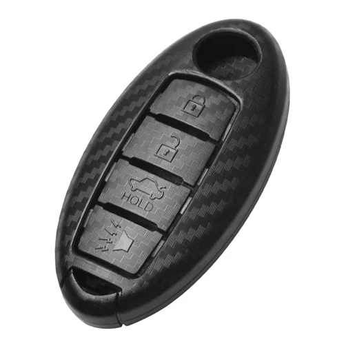 TANGSEN Smart Key Fob Case Cover Compatible with Infiniti EX FX X G JX M Q QX Series Nissan Altima Coupe Armada GT-R Maxima Murano Cross CABRIOLET Pathfinder Rogue 4 Button Keyless Entry Remote