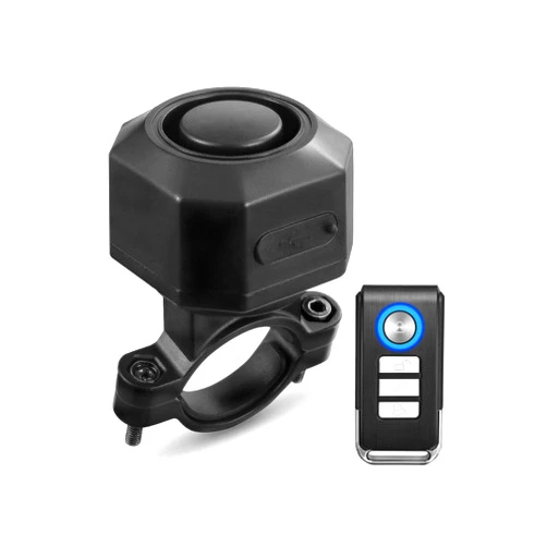 Zoiinet Bike Alarm with Remote, 110dB Wireless Anti-Theft Vibration Motorcycle Alarm, Door, Window & Vehicle Security Alarm System, Adjustable Sensitivity & Volume, USB-C, Waterproof, Programmable