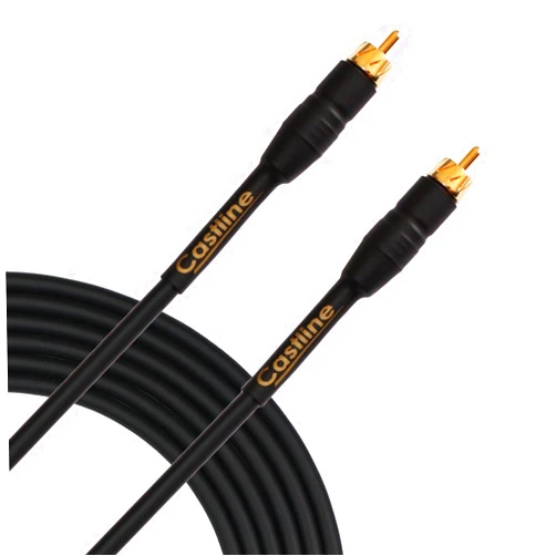 Castline Cables 15 Ft Castline Gold RCA to RCA Audio Patch Cable Mogami 2549