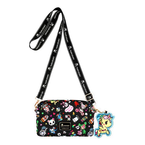 Tokidoki Crossbody Purse with Unicorno Keychain Cute Shoulder Bag Cartoon Wallet for Women Teen Girls Shopping Travel