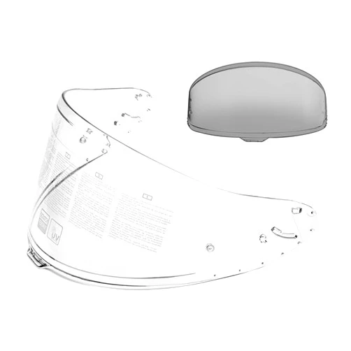 RVBASICS Full Face Motorcycle Helmet Shield Transition Photochromic Visor Compatible with Shoei RF-1400,Z-8 and NXR2 Helmets,Replacement Helmet Shield Self-Tinting Sun Visor Clear-to-Light Grey