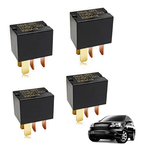 Pleoos 4 Pack G8HL-H71 AC and Starter Relay 39794-SDA-A03 39794-SDA-A05 Compatible with 2003-2014 Accord 2006-2014 Civic 2007-2014 Acura MDX CR-V
