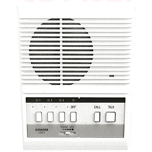 Aiphone Communications Aiphone 3-Call Audio Master Station for LEM Series Open Voice Intercom