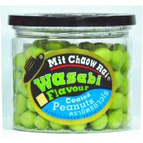 Taweekoon 1 x 138 g, Mit chow rai Wasabi flavor coated peanuts, By Taweekoon