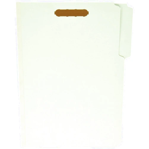 Pendaflex Pressboard Fastener Folders, 2 Fasteners, Letter Size, Light Green, 1