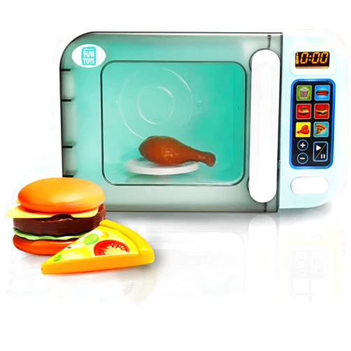 Nothing But Fun Toys My First Microwave Lights & Sounds Playset Designed for Children Ages 3+ Years,Multi
