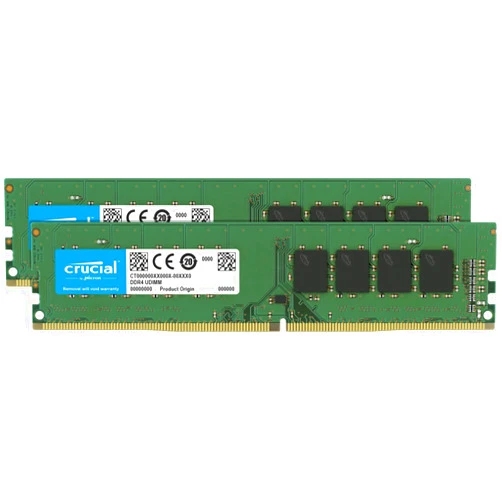 Crucial RAM 32GB Kit (2x16GB) DDR4 2400 MHz CL17 Desktop Memory CT2K16G4DFD824A