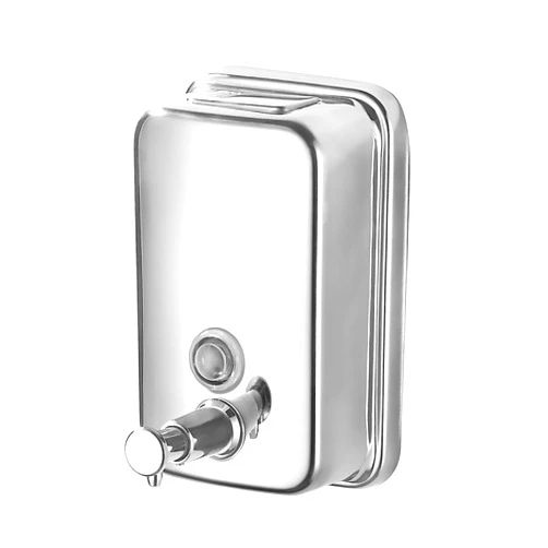 FVITA Commercial Soap Dispenser Wall Mounted 40 oz Wall Mount Soap Dispenser Brushed Nickel Stainless Steel