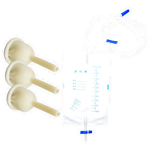 YEYSXSY Condom Catheter External self Sealing Set 10 Pcs Male Condom Catheter 2 Pcs 1000ml Urine Bag (35mm/1.38inch)