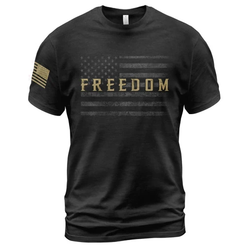 RustField Co. Freedom T Shirt, American Flag Shirt, Freedom Shirts for Men, Patriotic Shirts for Men