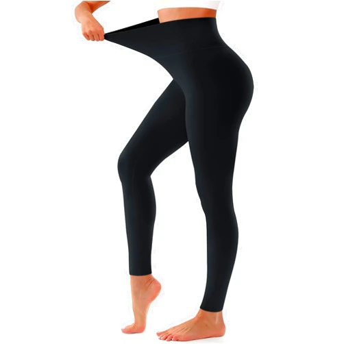 Bluemaple High Waisted Leggings for Women - Tummy Control Pants Non See Through Workout Soft Yoga Pants for Running Plus Size