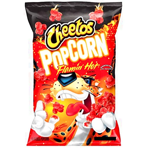 Frito-Lay NEW Cheetos Popcorn Flamin’ Hot & Cheetos Popcorn Cheddar Classic But Limited Edition Duo Net Wt 2oz (Flamin' Hot, 1)