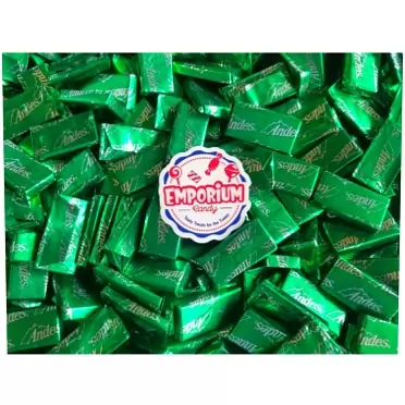 Emporium Candy Andes Creme De Minthe Thins - 1.5 lbs of Fresh Delicious Bulk Chocolate Mint Candy Bars with Refrigerator Magnet