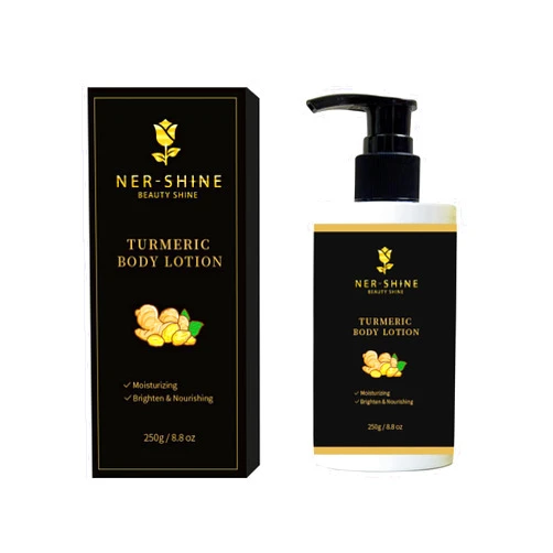 Nershine Natural turmeric body lotion moisturizer 250g not greasy
