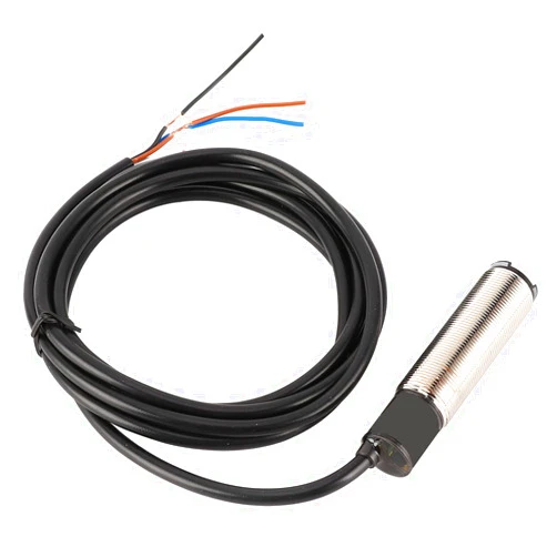YOUTHINK Detection Sensor Diffuse Reflection Type 4-Wire Type Cylindrical Sensorfixing Nut Included (BR1 Photoswitch Sensor Photoelectric Switch Detection Sensor Diffuse Reflection Type