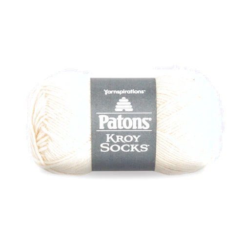 Patons Kroy Socks Yarn - (1) Gauge - 1.75 oz - Muslin - For Crochet, Knitting & Crafting