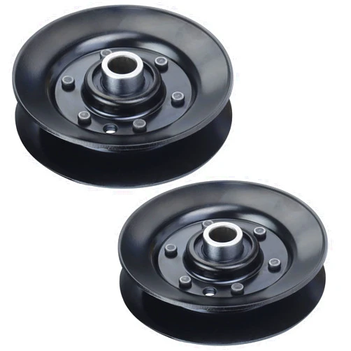BOSFLAG 2 Pack 756-04325 Idler Pulley Replace MTD 756-04325 Cub Cadet 756-04325 Troy Built 756-04325 Pulley 756-04325 756 04325 75604325 for Craftsman T1000 T1200 T1400 T1600 T1800 T2700 T1100 Tractor