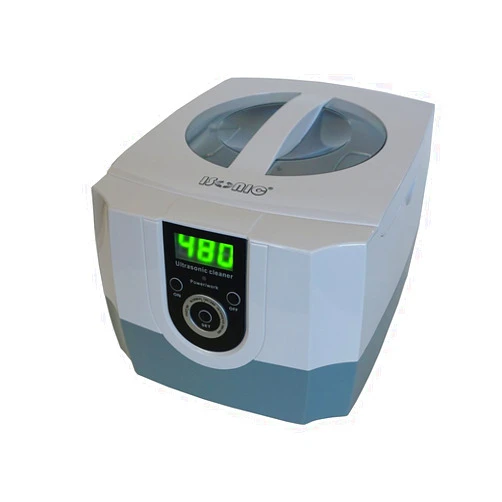 iSonic P4800 Commercial Ultrasonic Cleaner, 1.5Qt/1.4L, White/Gray Color, Plastic Basket, 110V