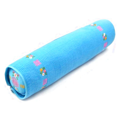 Caincosmetic Begozani Korean Buckwheat Cervical Pillow with Cypress Cube, k-pop Idol Jungkook's Pick, Neck Support Pillow for Pain Relief & Comfortable Sleep, L Size, Sky Blue
