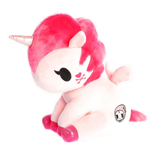 Aurora® Enchanting ©Tokidoki Bellina Stuffed Animal - Bright & Colorful Design - Showpiece Plush - Pink 10 Inches
