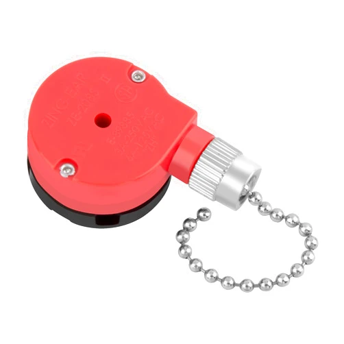 Aoprofree ZE-208s Ceiling Fan Switch, 3 Speed 4 Wire E89885 Pull Chain Switch Appliances Speed Control Ceiling Fan Replacement Part (Nickel Chain)