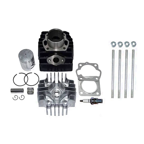 NewJ's 49cc Standard Bore Cylinder Piston Rings Gasket Top Kit Set Fit for Suzuki JR 50 JR50 1978-2006