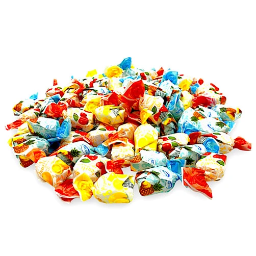 KLUB BULK Arcor Fruit Filled Hard Candy, Delicious and Flavorful Gourmet Bon Bons Cherry, Orange, Strawberry, Pineapple, and Lemon 1.5 lbs Individually Wrapped for Freshness -Assorted Hard Candy With A Soft Chewy Center Delight-Approx 100 Pieces(24 oz)