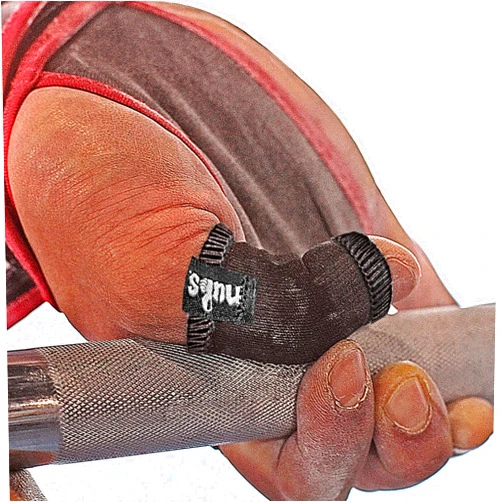 JerkFit Nubs Thumb Sleeves Protector for Hook Grip - Latex Free, Reusable, Washable Thumb Sleeve to Prevent Calluses, Blisters, Tears - For Olympic Weightlifting, Powerlifting, Gymnastics, Workouts