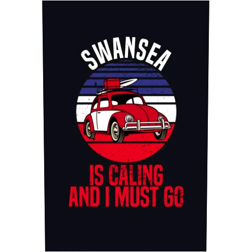 Elena Masak's Publishing Swansea is Calling and I Must Go: 6''x9'' Lined Writing Notebook Journal, 120 Pages, Novelty Birthday Santa Christmas Gift idea For Friends and ... Lined Journal for People and Friends From Swa