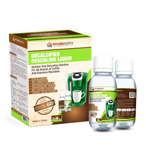 Housewares Solutions Descaling Solution for All Brands of Coffee and Espresso Machines By Housewares Solutions - 4 Fluid Ounce Bottle (2-Pack)